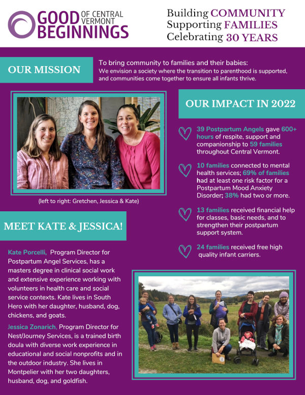 Good Beginnings Annual Impact Report 2021-2022